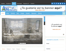 Tablet Screenshot of agarrandomaletas.com